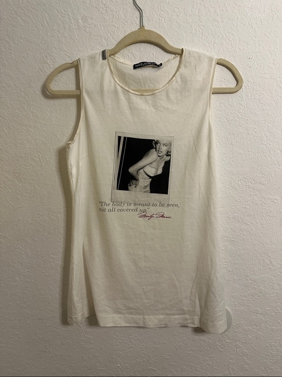 Dolce & Gabbana Tops - Dolce & Gabbana Marilyn Monroe Tank